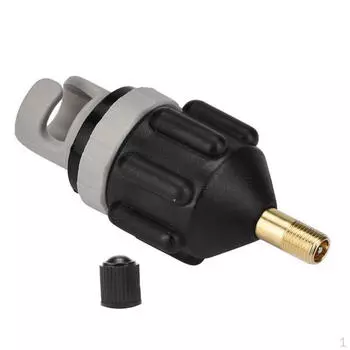 Надувная доска для гребли, насос для каноэ и каяков, воздушный клапан, адаптер компрессора, конвертер для надувных чёрный