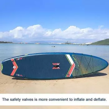 Надувная доска для серфинга стоя на берегу моря Доска для серфинга на водных лыжах Доска для серфинга из целлюлозы Водные виды спорта Доска для серфинга из ПВХ Доска для серфинга синий