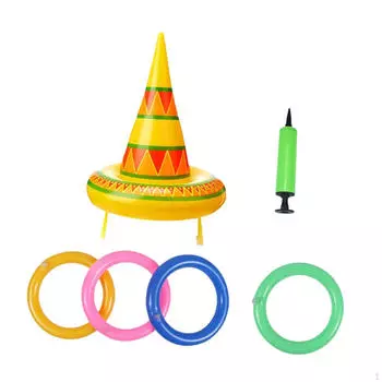 Надувная игра «Бросание шляпы» для бассейна и игр на заднем дворе