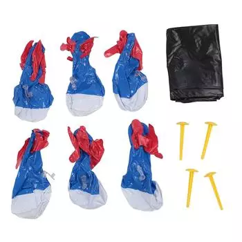 Надувная игра «Дартс», детская интерактивная игрушка, игра-мишень, игра-метание травы с 4 гвоздями для земли