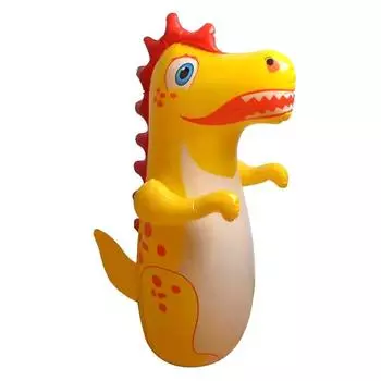 Надувная игрушка-неваляшка Большая Динозавр Стоячий боксерский мешок Игры для мальчиков Спорт Игрушки для снятия стресса Детская игрушка-пазл Монтессо для развлечения