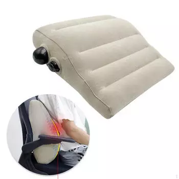 Надувная клиновидная подушка для ног, легко надувается, для путешествий, надувается