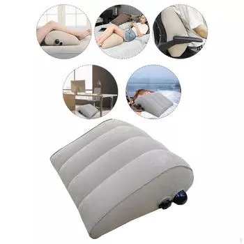 Надувная клиновидная подушка для путешествий, подушка для ног под колено, портативная подушка, удар