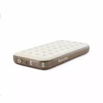 Надувная кровать Naturehike с электрическим воздушным насосом для кемпинга, легко собирается в 3 секции, отлично подходит для хранения в качестве простой кровати, которая регулируется по вашему вкусу