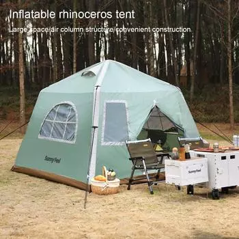 Надувная палатка из ткани Оксфорд для кемпингового снаряжения, уличный гаджет, палатка на крышу, всплывающая палатка, роскошная вечеринка, водонепроницаемая, легкий вес