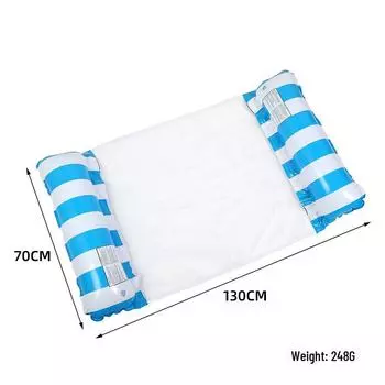 Надувная плавучая кровать с сетчатым гамаком - плавающее гребное кресло и диван, также может использоваться как спинка. Лидер продаж! красный