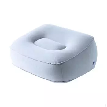 Надувная подставка для ног, пуфик, флокированный, мягкий, портативный, для офиса, для кемпинга, дома, для путешествий в поезде Type B