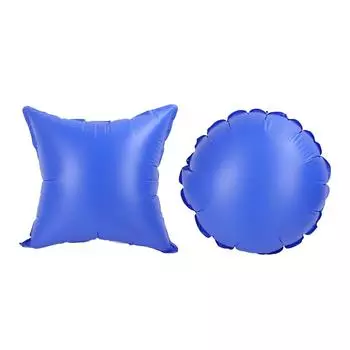 Надувная подушка для бассейна, утолщенная защитная подушка из ПВХ для надземных открытых бассейнов 120c Dark Blue Round