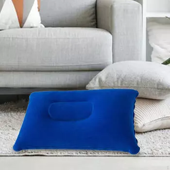 Надувная подушка для кемпинга, сжимаемая спальная подушка из ПВХ, для путешествий по воздуху серый