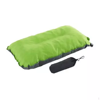 Надувная подушка для кемпинга Travel Air для дома, автомобиля, походов зелёный