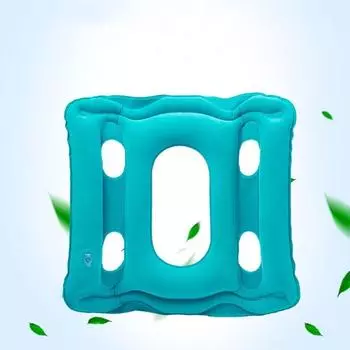 Надувная подушка для сиденья с защитой от пролежней, дышащая, квадратная, для автомобиля кофейный