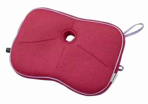 Надувная подушка France Bed с регулируемой жесткостью Vantage Air Compact, складная, идеально подходит для просмотра, воздухопроницаемая, с сетчатым материалом, 37 x 26 см розовый