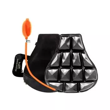 Надувная подушка сиденья с насосом | Дышащая сетчатая наволочка и нескользящее дно | Идеально подходит для медицинского использования, офиса, дома, мотоцикла