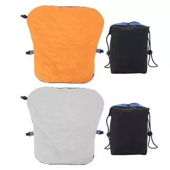 Надувная поясничная подушка для сиденья самолета, регулируемая жесткая подушка для поясницы во время путешествий Orange