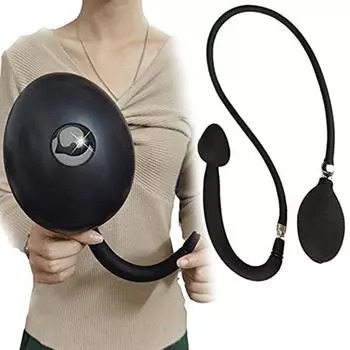 Надувная силиконовая анальная пробка, встроенный металлический шарик, собачий хвост щенка, расширяемый тренажер SM, секс-игрушка для ануса, стимулятор, массажер промежности