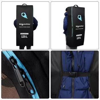 Надувная сумка для серфинга 125 л, сумка для доски SUP, рюкзак для доски для серфинга, рюкзак на плечо для стоячей доски 105L