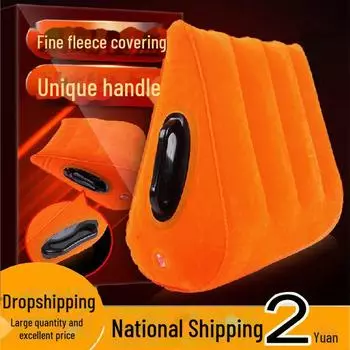 Надувная треугольная подушка для пар: Мебель SM и помощь в позиционировании Triangle Pillow with Armrest