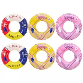 Надувное кольцо для плавания, герметичная трубка для плавания с ручкой, кольца для плавания, поплавки из ПВХ, поплавки для бассейна для взрослых 90#