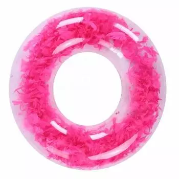 Надувное круглое перо, летний круг для плавания, поплавок для воды, бассейн, вечеринка, кольцо для плавания purple