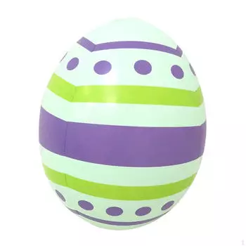 Надувное пасхальное яйцо, украшение, подвесное украшение 10,63x13,78 дюймов, декоративное из ПВХ, цветное