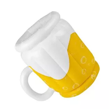 Надувное пивное ведро для льда, надежное охладительное ведро в форме чашки, многоцелевое летнее декоративное украшение из ПВХ для вечеринки