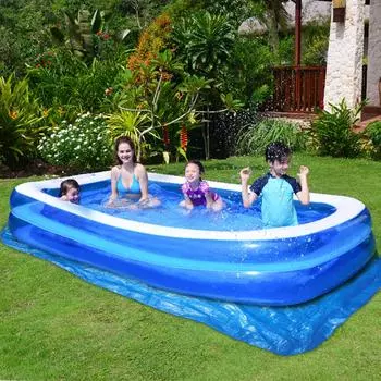 Надувное покрытие для бассейна, ткань для покрытия бассейна, утолщение ткани для бассейна синий