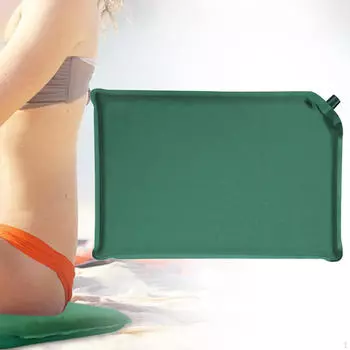 Надувное сиденье для кемпинга, функция автоматического надувания, легкая подушка для офиса и путешествий синий