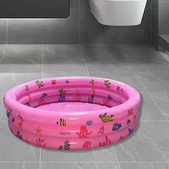 Надувной бассейн для детей, детский плавающий игровой центр, круглый ПВХ, легкий плавательный центр синий