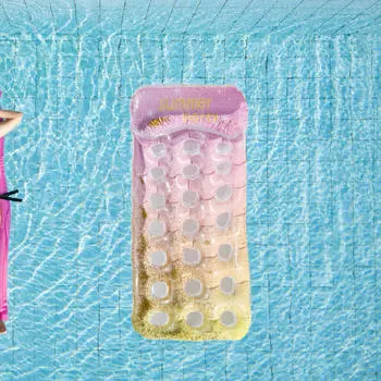 Надувной бассейн, поплавок, игрушка, плот, для взрослых, летний, для дома, для отдыха на открытом воздухе, кровать Pink