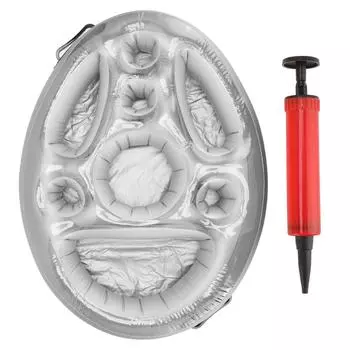 Надувной держатель для напитков, ПВХ, плавающий поднос для бассейна, фруктовое вино, мобильный телефон, надувная ледяная кровать для воды серебряный