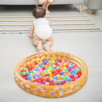 Надувной детский бассейн для младенцев 90x13,5 см детский круглый мяч для лета