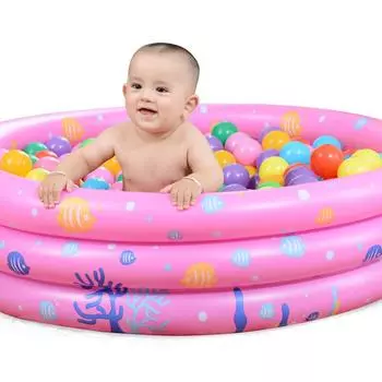 Надувной детский бассейн Piscina, открытый, закрытый, детская ванна, детский бассейн, детский портативный бассейн 80cm Blue