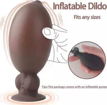 Надувной дилдо, черный дилдо, вибрирующий дилдо с регулируемым обхватом, анальные секс-игрушки, стимулятор точки G, массажер простаты, секс-игрушка для пар с дистанционным управлением