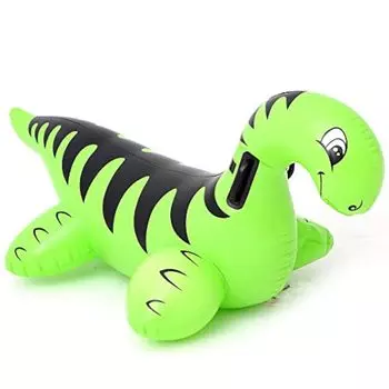 Надувной динозавр, игрушки для бассейна, надувной бассейн, пляжный пловец, летний водный веселый плот для детей и взрослых 135*75*80cm зелёный