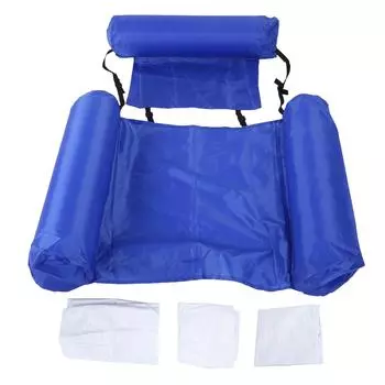 Надувной гамак для бассейна, складной плавающий шезлонг, стулья для бассейна