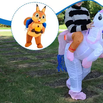 Надувной костюм белки Надувные костюмы для праздничного сценического представления Small