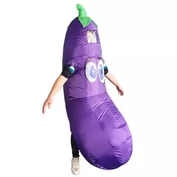 Надувной костюм Big Eye Bakplant, для взрослых 150-190cm фиолетовый