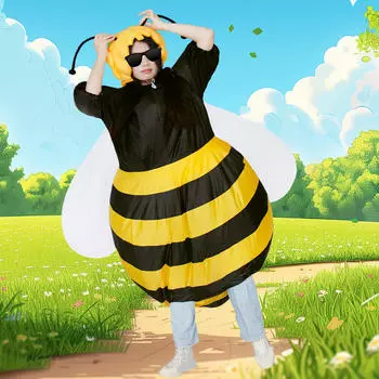 Надувной костюм пчелы, ролевая игра, наряд для праздничной вечеринки, карнавала, Хэллоуина