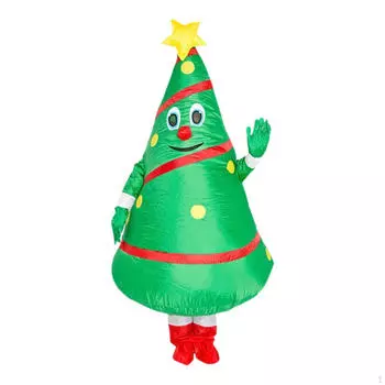 Надувной костюм рождественской елки, креативный, забавный, для праздничного фестиваля