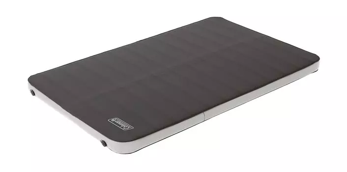 Надувной коврик Coleman Air Mat Camper High PeakDouble, черный, серый (Эксклюзивный цвет Amazon) В комплект входит чехол для хранения самонадувающейся надувной кровати 2194159