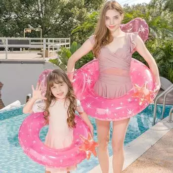 Надувной круг для плавания, кольца для бассейна, тематические водные игрушки, кольца для плавания, летние пляжные игры для взрослых и детей