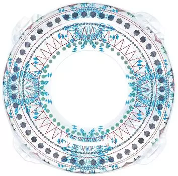 Надувной матрас Igarashi Fabric Love Float 120 см с веревкой RLB-122V белый