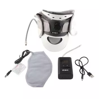 Надувной нагревательный шейный растягивающий аппарат, регулируемый растягиватель для шеи