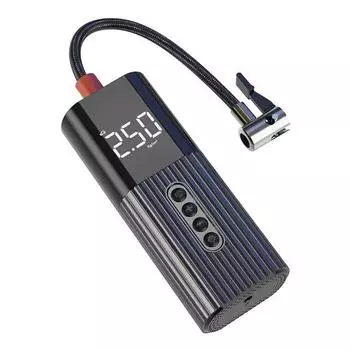 Надувной насос, мини-воздушный компрессор со светодиодной подсветкой, накачка шин, 12 В, 150 фунтов на квадратный дюйм, проводной воздушный насос для автомобильных велосипедных шариков