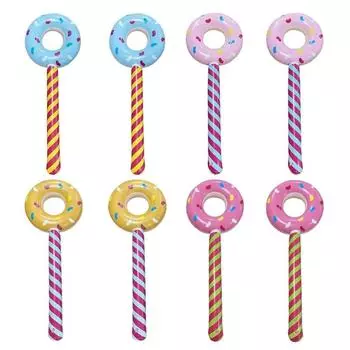 Надувной пончик на тему конфет Сладкие пончики Пончики Воздушный шар День рождения синий