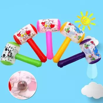 Надувной портативный колокольчик с героями мультфильмов для детей, хорошая игрушка, молоток, вечерние подарок на день рождения