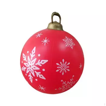 Надувной рождественский шар-украшение удар не легко сломать Рождество ПВХ Snowflakes