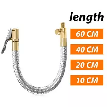 Надувной шланг для автомобильных шин Шланг для накачивания шин Соединение для накачивания Быстроразъемный зажим для накачивания воздуха Зажим для фиксации воздуха Мотоцикл Велосипед