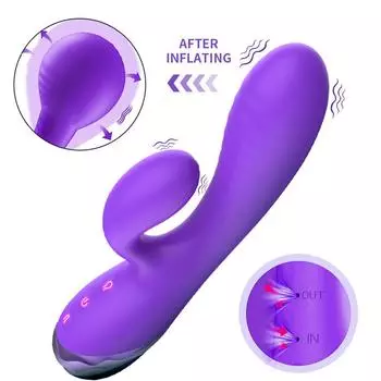 Надувной вибратор большего размера с 10 взрослыми товарами, сильный ударный пакет, опухшие секс-игрушки для женщин