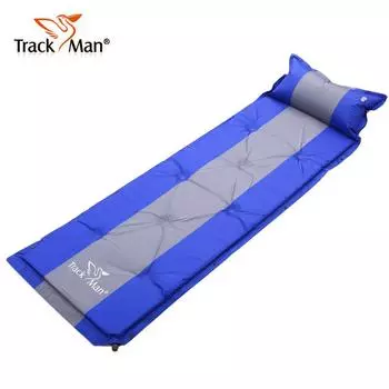 Надувной влагонепроницаемый коврик с подушками Сверхлегкий портативный воздушный коврик для улицы Коврики Надувная кровать Самоходная кровать Коврик i Надувные кровати зелёный